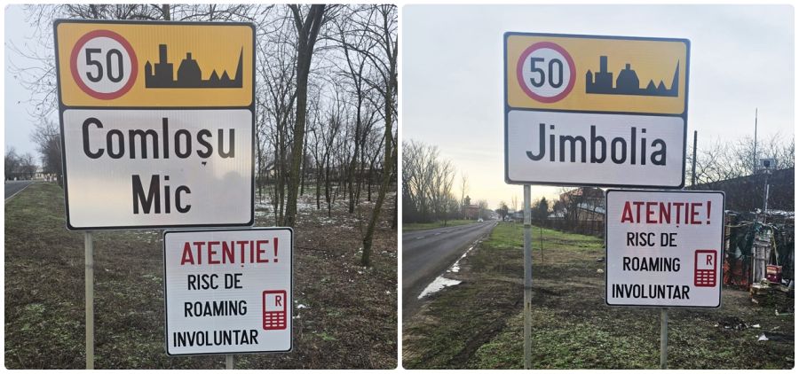 Akaratlan roamingra figyelmeztető táblákat szereltek fel a szerb határ térségében