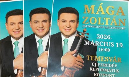 Mága Zoltána a világhírű hegedűművész jótékonysági gálakoncertje Temesváron