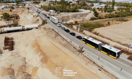 Jól haladnak a munkálatok: Négysávos lesz a temesvári Slavici–Polonă felüljáró