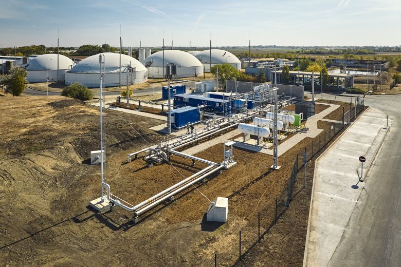 Átadták a MOL első biometánüzemét Szarvason